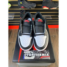Load image into Gallery viewer, AIR JORDAN 1 LOW BLACK TOE SZ 7.5 BRAND NEW
