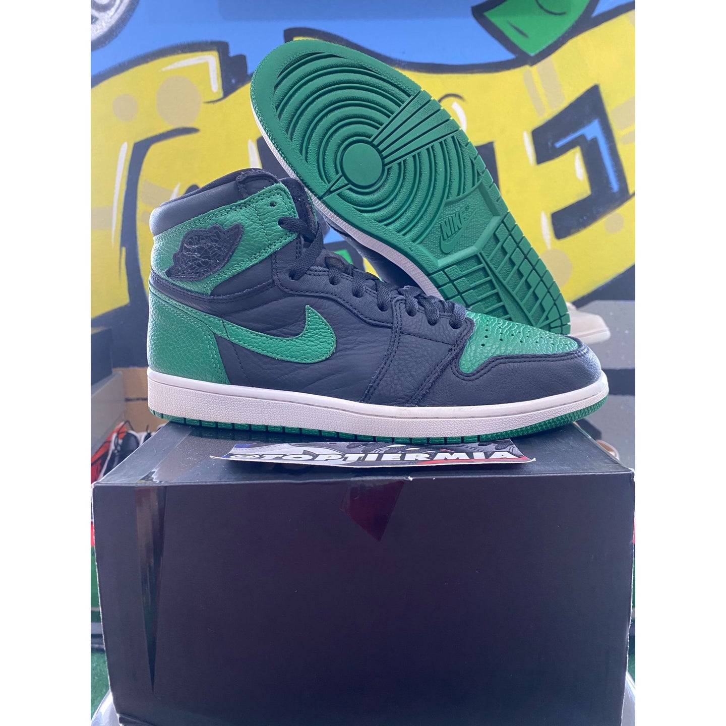 air jordan 1 pine green 2020 sz 10