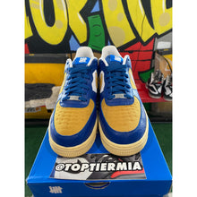 Load image into Gallery viewer, Nike Air Force 1 Low SP Undefeated 5 On It Blue Yellow Croc 2021 sz 9.5
