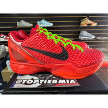 Load image into Gallery viewer, KOBE 6 PROTRO REVERSE GRINCH SZ 8.5 BRAND NEW
