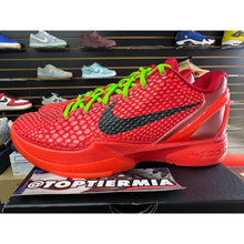 Load image into Gallery viewer, KOBE 6 PROTRO REVERSE GRINCH SZ 8.5 BRAND NEW
