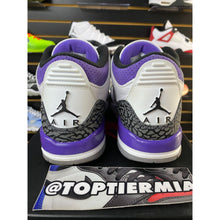 Load image into Gallery viewer, AIR JORDAN 3 DARK IRIS (GS) SZ 5
