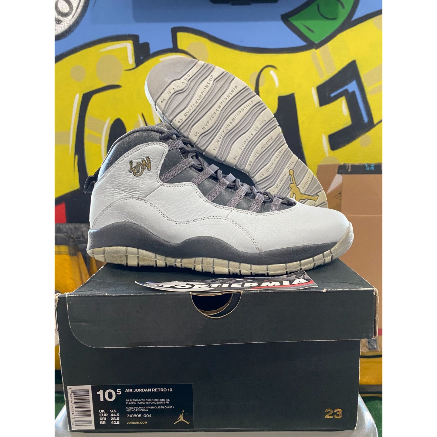 air jordan 10 city pack london 2016 sz 10.5