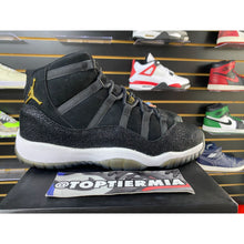 Load image into Gallery viewer, AIR JORDAN 11 HEIRESS BLACK STINGRAY (GS) SZ 9W/7.5MN
