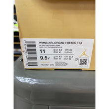 Load image into Gallery viewer, AIR JORDAN 3 WMNS X WNBA DESERT CAMO SZ 11W/9.5M BRAND NEW
