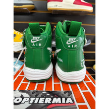 Load image into Gallery viewer, AIR FORCE 1 MID OFF WHITE PINE GREEN SZ 8.5 BRAND NEW
