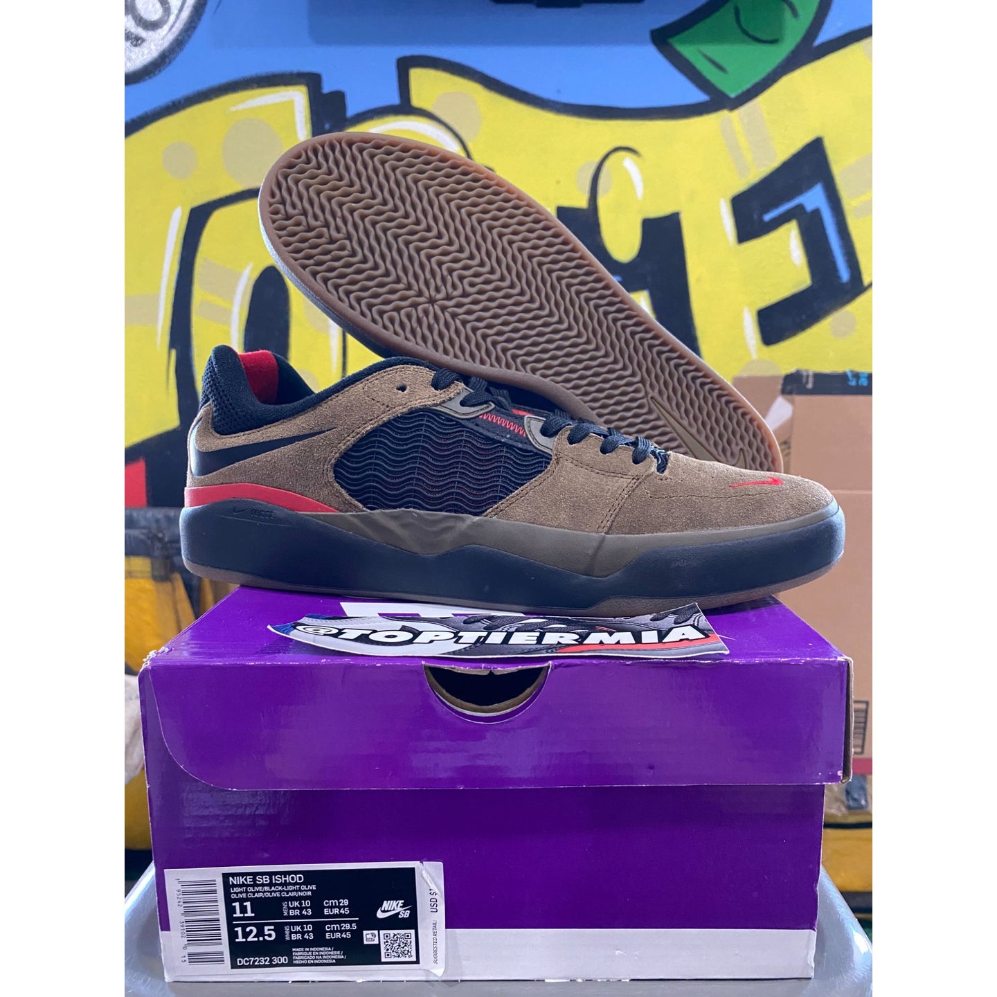 nike sb ishod wair light olive 2022 sz 11