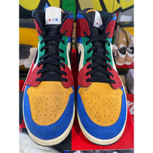 Load image into Gallery viewer, AIR JORDAN 1 MID FEARLESS BLUE THE GREAT USED SZ 12
