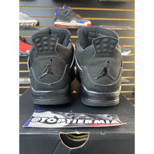 Load image into Gallery viewer, AIR JORDAN 4 BLACK CAT SZ 10.5
