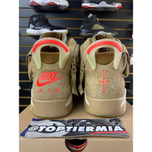 Load image into Gallery viewer, AIR JORDAN 6 TRAVIS SCOTT BRITISH KHAKI SZ 9
