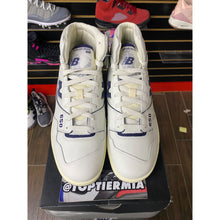Load image into Gallery viewer, NEW BALANCE 650R AIME LEON DORE WHITE NAVY SZ 11 BRAND NEW

