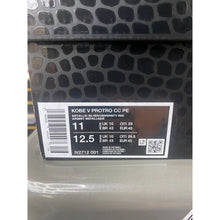 Load image into Gallery viewer, NIKE ZOOM KOBE 5 X CAITLIN CLARK ROOKIE OF THE YEAR SZ 11 BRAND NEW

