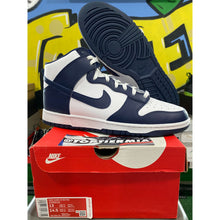 Load image into Gallery viewer, nike dunk high championship navy 2021 sz 13
