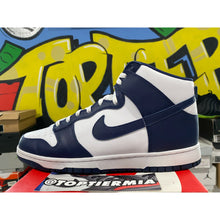 Load image into Gallery viewer, nike dunk high championship navy 2021 sz 13
