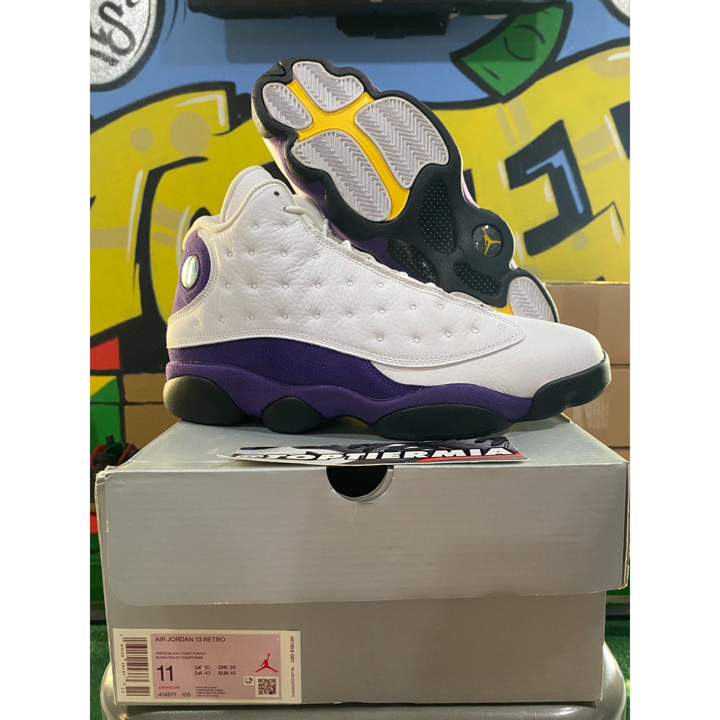 air jordan 13 lakers 2019 sz 11