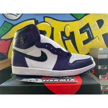 Load image into Gallery viewer, air jordan 1 high og court purple white 2020 sz 11 BRAND NEW
