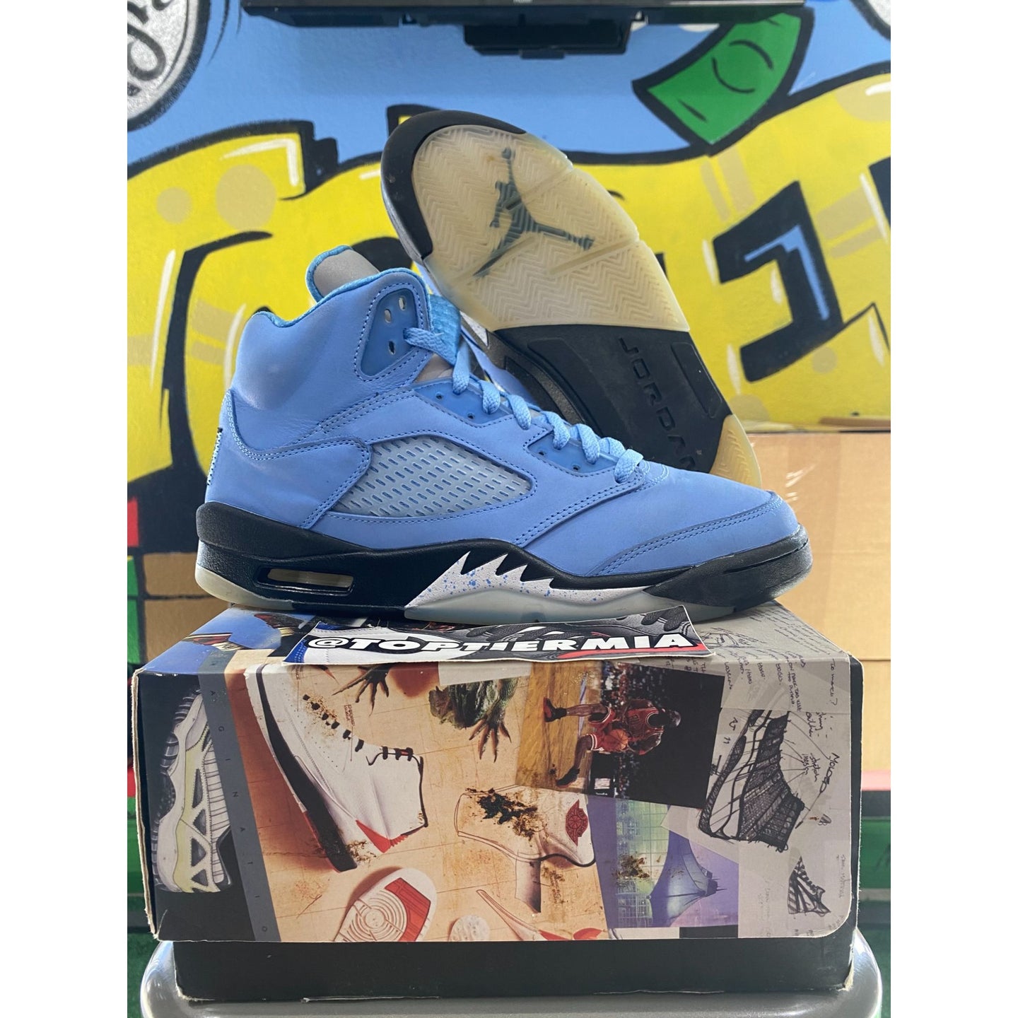 air jordan 5 unc 2023 sz 10