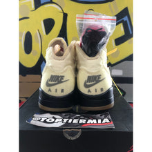 Load image into Gallery viewer, air jordan 5 off-white sail 2020 sz 9.5
