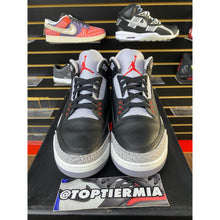 Load image into Gallery viewer, air jordan 3 black cement 2024 sz 9.5
