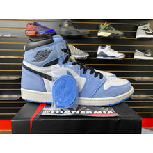 Load image into Gallery viewer, AIR JORDAN 1 HIGH UNIVERSITY BLUE SZ 11
