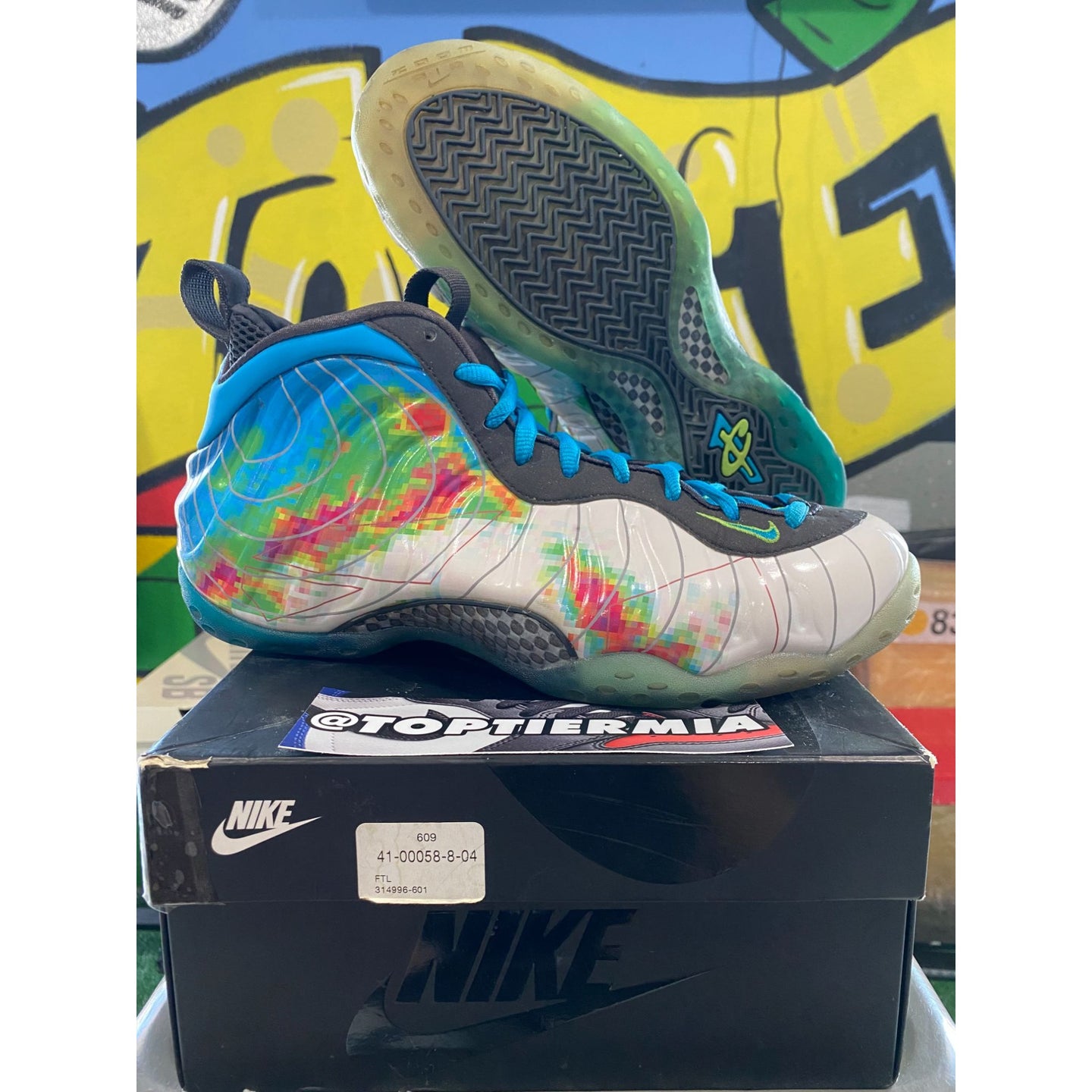 nike foamposite one weatherman 2013 sz 10