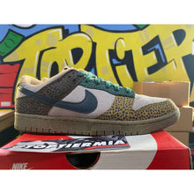 Load image into Gallery viewer, nike dunk low safari golden moss 2022 sz 10.5
