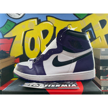 Load image into Gallery viewer, air jordan 1 high og court purple white 2020 sz 11 BRAND NEW
