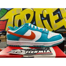 Load image into Gallery viewer, nike dunk low miami dolphins 2024 sz 9.5 BRAND NEW
