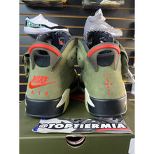 Load image into Gallery viewer, AIR JORDAN 6 X TRAVIS SCOTT OLIVE SZ 12
