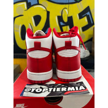 Load image into Gallery viewer, NIKE DUNK HIGH CHAMPIONSHIP WHITE RED SIZE 9 BRAND NEW

