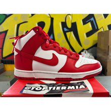 Load image into Gallery viewer, NIKE DUNK HIGH CHAMPIONSHIP WHITE RED SIZE 9 BRAND NEW
