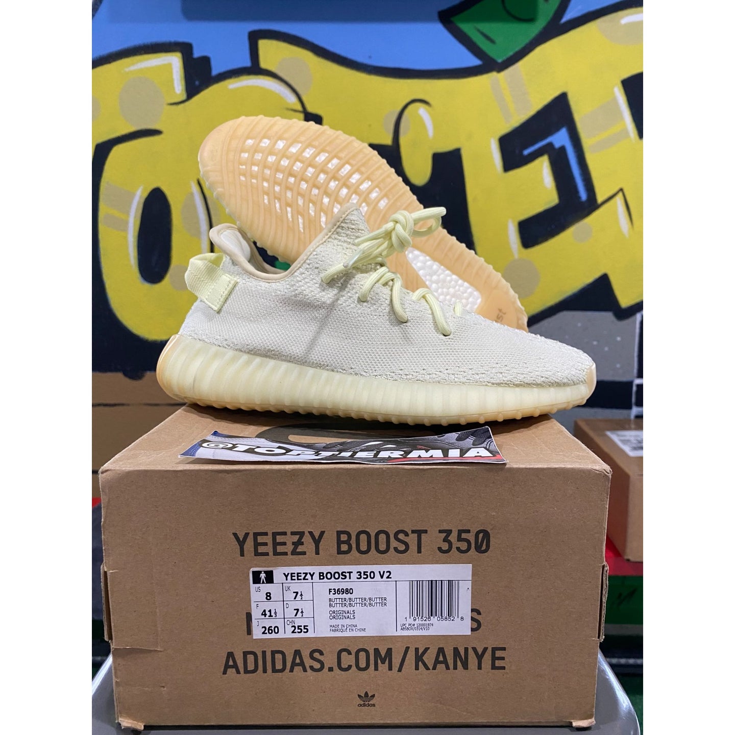 yeezy boost 350 v2 butter 2018 sz 8