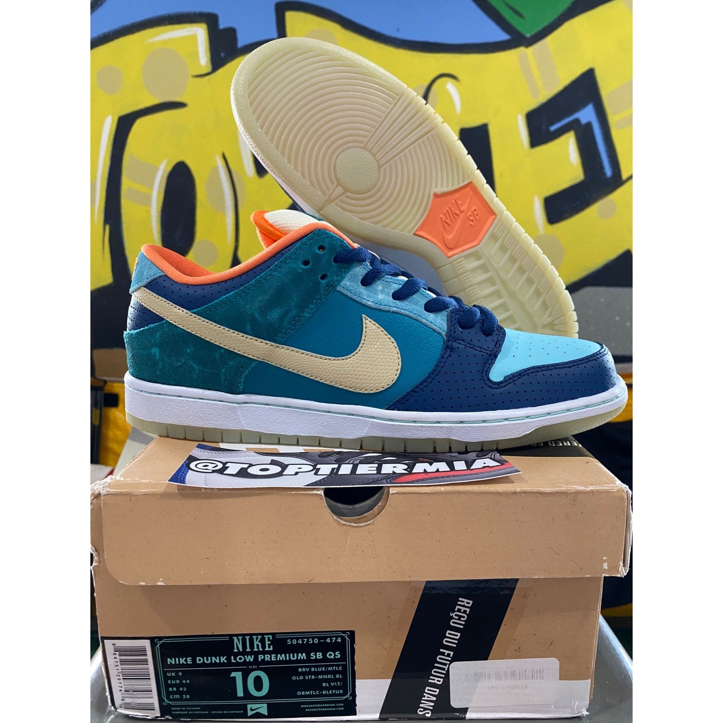 nike sb dunk low mia skateshop 2013 sz 10 BRAND NEW