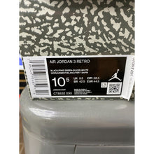 Load image into Gallery viewer, AIR JORDAN 3 PINE GREEN SZ 10.5
