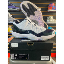 Load image into Gallery viewer, AIR JORDAN 11 LOW EMERALD SZ 12 BRAND NEW
