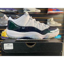 Load image into Gallery viewer, AIR JORDAN 11 LOW EMERALD SZ 12 BRAND NEW
