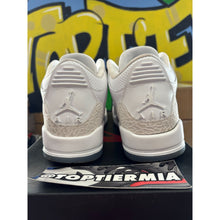 Load image into Gallery viewer, air jordan 3 pure white 2018 sz 8.5
