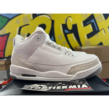 Load image into Gallery viewer, air jordan 3 pure white 2018 sz 8.5
