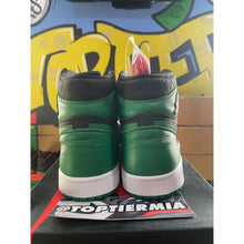 Load image into Gallery viewer, air jordan 1 high og pine green black 2020 sz 11.5
