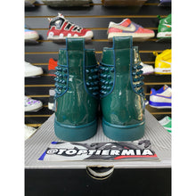Load image into Gallery viewer, christian louboutin spikes green lagoon sz 43eu/9.5us

