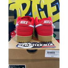 Load image into Gallery viewer, nike sb dunk low university red gum 2024 sz 10.5 BRAND NEW
