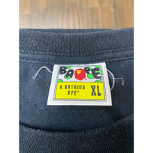 Load image into Gallery viewer, BAPE RAINBOW BIG HEAD APE TEE BLACK SZ XL

