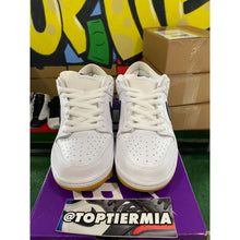 Load image into Gallery viewer, nike sb dunk low white gum 2023 sz 13

