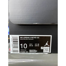 Load image into Gallery viewer, air jordan 3 true blue 2026 sz 10
