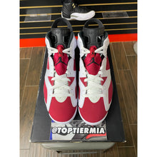 Load image into Gallery viewer, AIR JORDAN 6 CARMINE SZ 8 BRAND NEW
