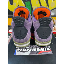 Load image into Gallery viewer, AIR JORDAN 4 CANYON PURPLE USED SZ 9.5W / 8M
