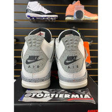 Load image into Gallery viewer, AIR JORDAN 4 WHITE CEMENT SZ 6.5Y
