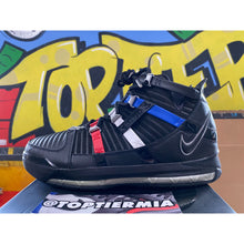 Load image into Gallery viewer, lebron 3 the shop black university red 2022 sz 11 BRAND NEW
