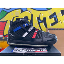 Load image into Gallery viewer, lebron 3 the shop black university red 2022 sz 11 BRAND NEW
