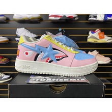 Load image into Gallery viewer, BAPESTA LOW M1 SHARK FACE PINK SZ 8
